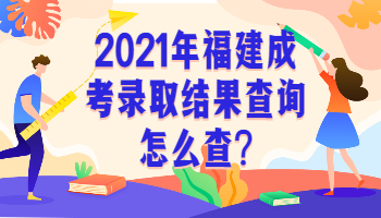 福建成考录取结果查询