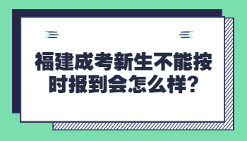 福建成考新生