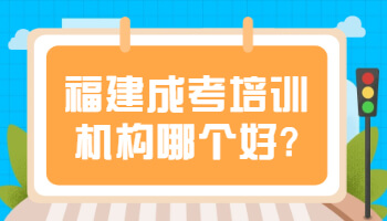 福建成考培训机构哪个好